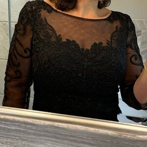 Black Ed young size large PROM or mother of bride dress